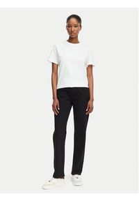 Calvin Klein Jeans T-Shirt Classic Monologo LV047D873G Biały Regular Fit. Kolor: biały. Materiał: bawełna #4