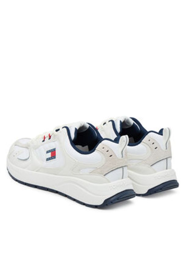 Tommy Jeans Sneakersy Tjm Runner EM0EM01581 Écru. Materiał: skóra