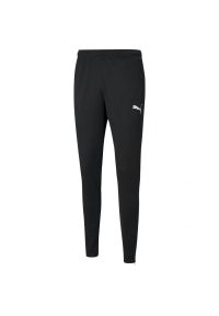 Puma - Męskie Treningowe Spodnie Do Biegania TeamRISE. Kolor: czarny