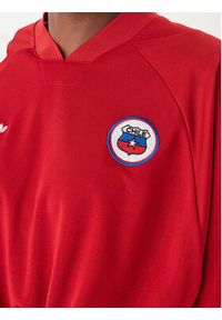 Adidas - adidas T-Shirt Chile Reconstructed Bringback KD0968 Czerwony Loose Fit. Kolor: czerwony. Materiał: syntetyk #4