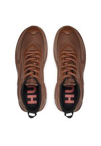 Hugo Sneakersy Leon Runn 50517096 Brązowy. Kolor: brązowy. Materiał: skóra #5