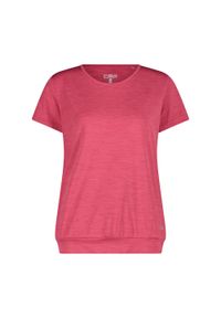 Koszulka damska turystyczna CMP 34N2546. Kolor: różowy. Sport: turystyka piesza #1