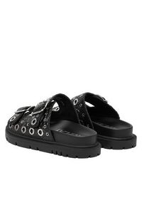 Replay - REPLAY Klapki GWF5E.000.C0016S Czarny. Kolor: czarny. Materiał: skóra #2