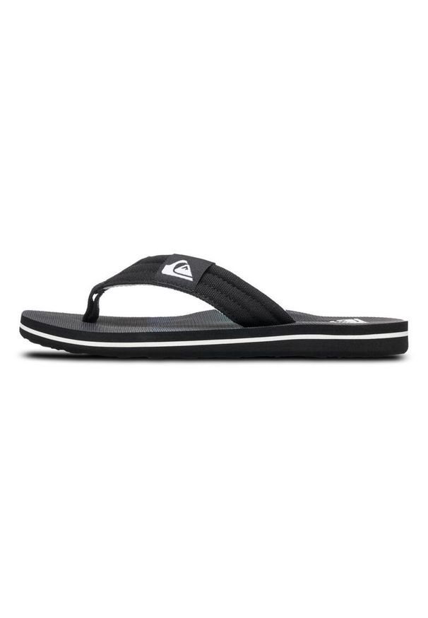 Quiksilver - Sandały chłopięce MOLOKAI LAYBACK. Kolor: czarny. Materiał: bawełna. Sezon: lato