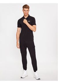 EA7 Emporio Armani Polo 6RPF16 PJ03Z 0200 Czarny Regular Fit. Typ kołnierza: polo. Kolor: czarny. Materiał: bawełna