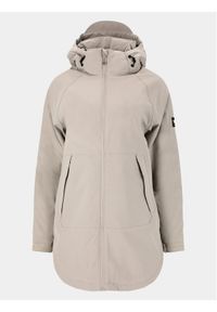 Weather Report Parka Britta WR233577 Beżowy Regular Fit. Kolor: beżowy. Materiał: syntetyk #1