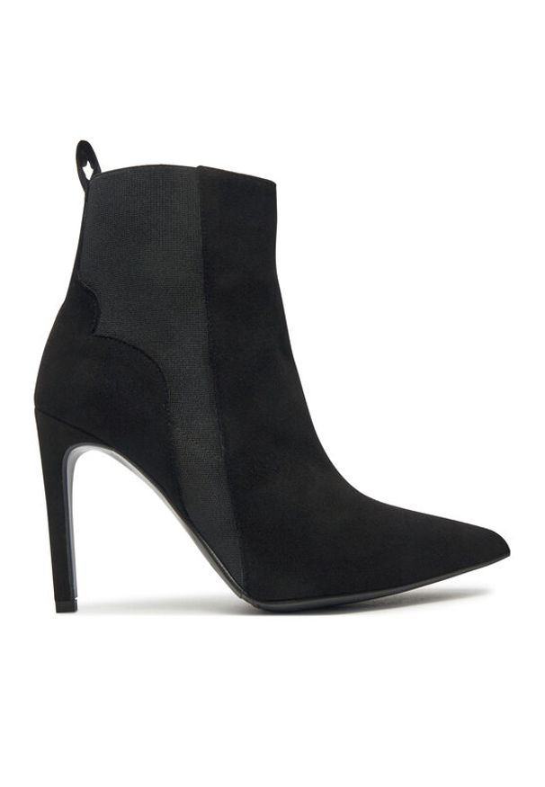 Baldowski Botki D04901-1451-001 Czarny. Kolor: czarny. Materiał: zamsz, skóra