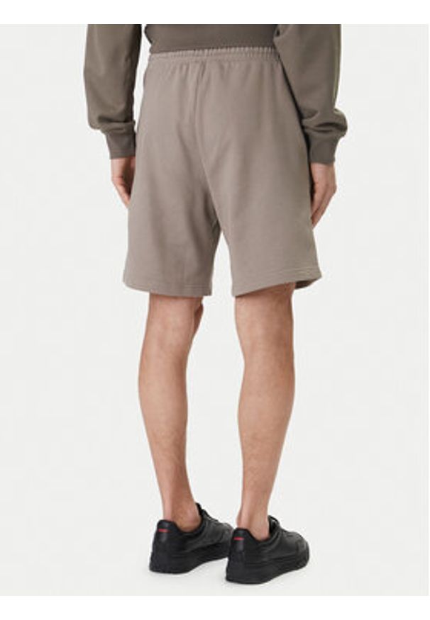 Hugo - HUGO Szorty sportowe Dayono 50530696 Beżowy Relaxed Fit. Kolor: beżowy. Materiał: bawełna. Styl: sportowy