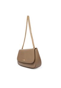 Calvin Klein Torebka Ck Convertible Chain Medium Bag LV04F3171G Beżowy. Kolor: beżowy. Materiał: skórzane #4