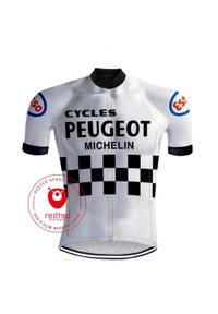 REDTED - Camisola de ciclismo Peugeot Branco - RedTed. Kolor: czarny. Materiał: poliester