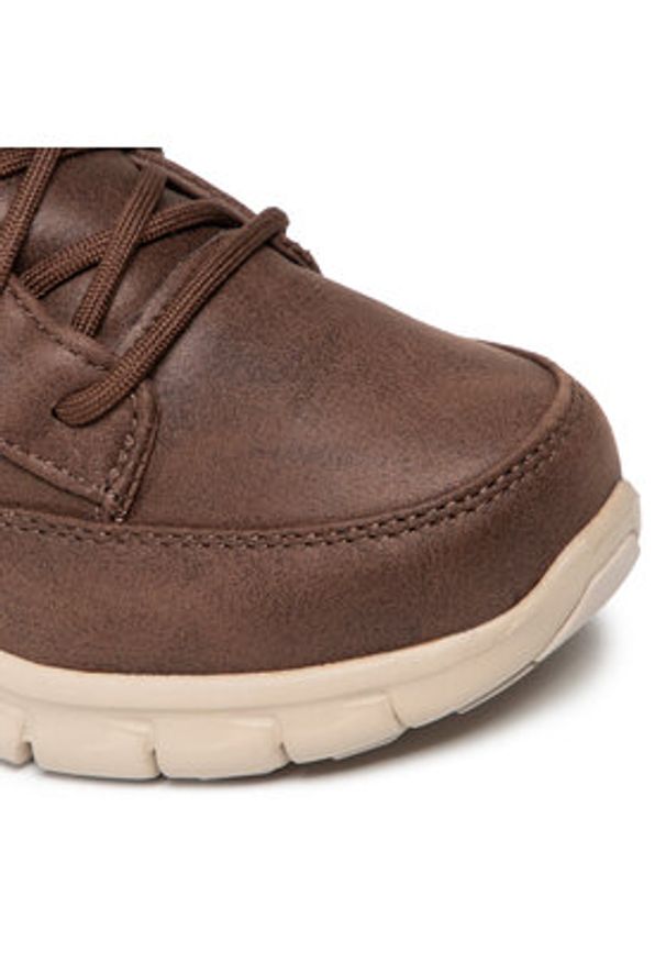 skechers - Skechers Sneakersy Warm Seeker 167258/CHOC Brązowy. Kolor: brązowy. Materiał: materiał