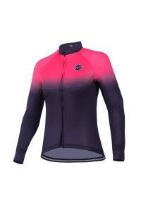 MADANI - Koszulka rowerowa damska madani Ombre. Kolor: różowy