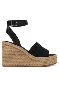 Calvin Klein Espadryle Wedge Espad 70 Neopr Mg HW0HW03014 Czarny. Kolor: czarny. Materiał: materiał #1