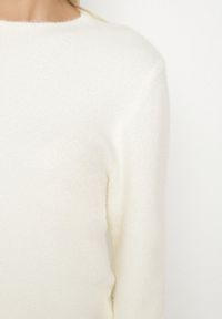 Born2be - Jasnobeżowy Sweter z Wełną w Klasycznym Stylu Firrive. Okazja: na co dzień. Kolor: beżowy. Materiał: wełna. Styl: klasyczny #7