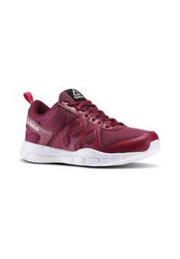 Buty do chodzenia damskie Reebok Trainfusion Nine. Zapięcie: sznurówki. Kolor: czerwony, brązowy, fioletowy, wielokolorowy. Materiał: syntetyk, tkanina, materiał. Szerokość cholewki: normalna. Sport: turystyka piesza