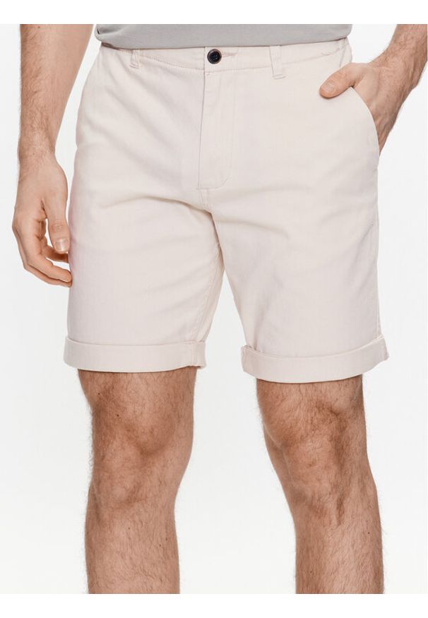 Jack & Jones Szorty materiałowe 12182549 Szary Regular Fit. Kolor: szary. Materiał: bawełna