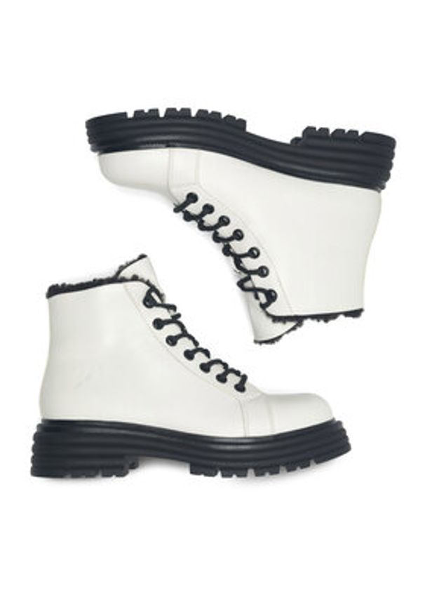 Jenny Fairy Trapery MELODY WS6126-08 Biały. Kolor: biały. Materiał: syntetyk