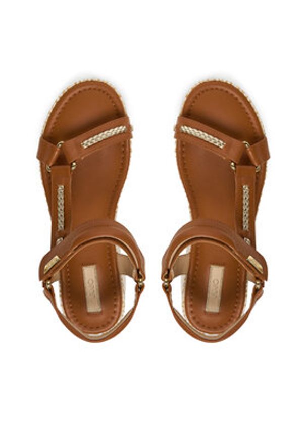 Liu Jo Sandały Flo 05 SA6151 P0102 Brązowy. Kolor: brązowy. Materiał: skóra