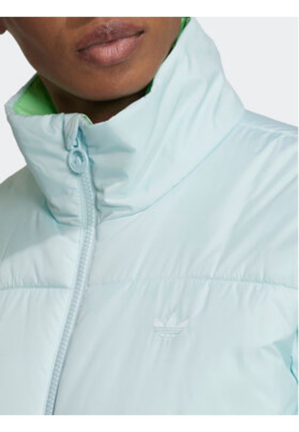 Adidas - adidas Kurtka przejściowa HK5255 Błękitny Regular Fit. Kolor: niebieski. Materiał: syntetyk