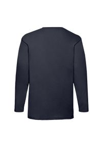 FRUIT OF THE LOOM - Koszulka Z Długim Rękawem Dla Dorosłych Unisex Valueweight. Kolor: niebieski. Długość rękawa: długi rękaw. Długość: długie