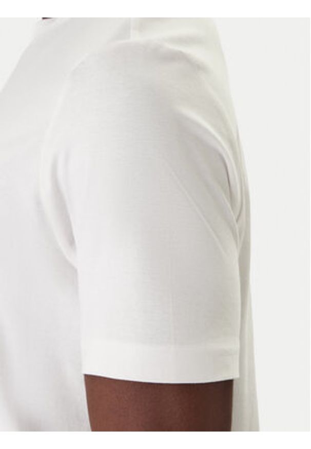Hugo - HUGO T-Shirt Danotie 50553124 Écru Regular Fit. Kolor: kremowy. Materiał: bawełna