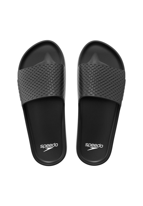 Klapki basenowe antypoślizgowe damskie Speedo Slide Entry. Kolor: czarny. Styl: sportowy