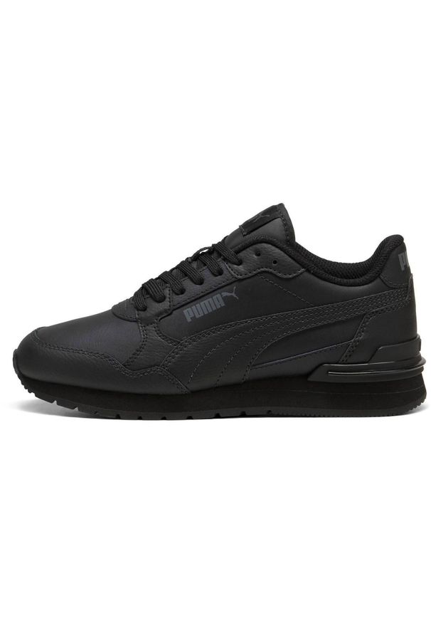 Adidasy Puma St Runner V4 L Jr, Dla obu płci. Kolor: czarny. Materiał: syntetyk, materiał. Sport: turystyka piesza, fitness