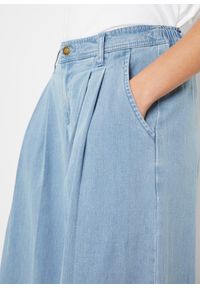 bonprix - Spódnico-spodnie dżinsowe, wide leg. Kolor: niebieski #3