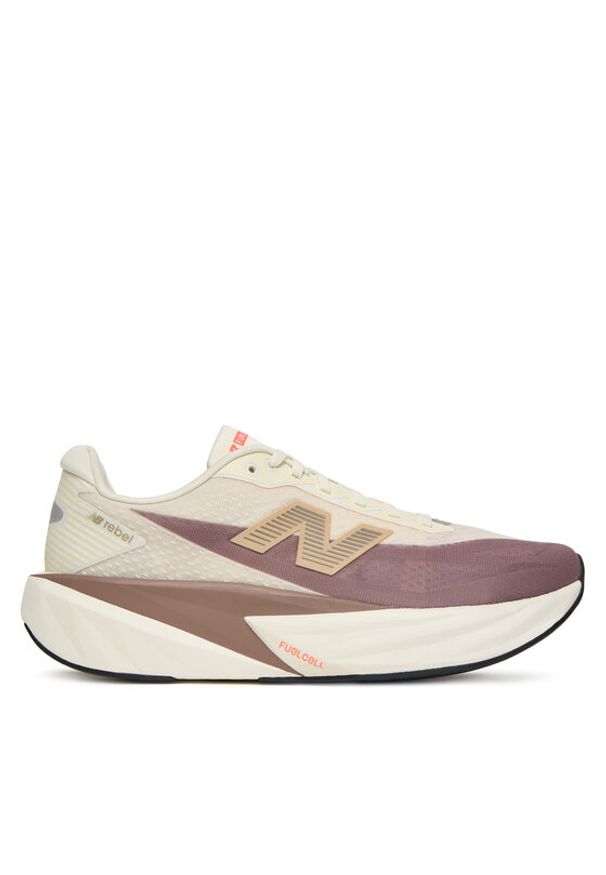 New Balance Buty do biegania FuelCell Rebel V5 MFCXLY5 Beżowy. Kolor: beżowy. Materiał: materiał