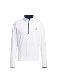 Adidas - Koszulka Lightweight Half-Zip. Typ kołnierza: golf. Kolor: niebieski, wielokolorowy, biały. Materiał: materiał. Sport: golf #2