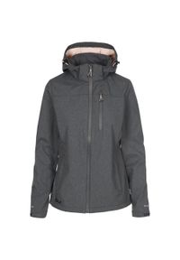 TRESPASS - Damska Wodoodporna Kurtka Claren II. Kolor: szary. Materiał: softshell. Sport: turystyka piesza