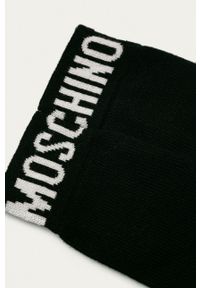 MOSCHINO - Moschino Rękawiczki damskie kolor czarny. Kolor: czarny #2