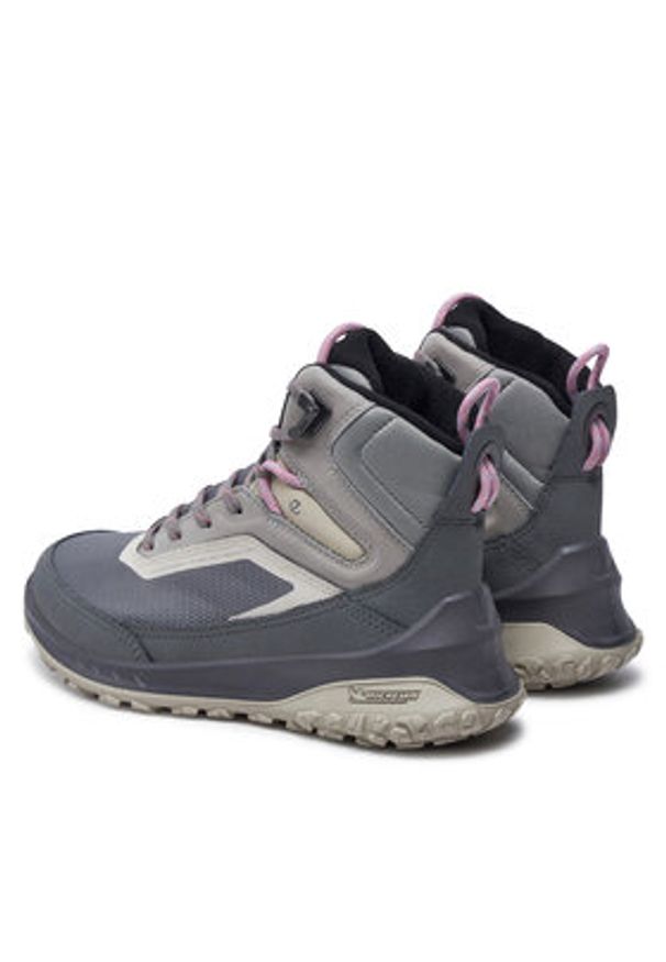 ecco - ECCO Trekkingi Ult-Trn W 82431360995 Szary. Kolor: szary. Materiał: skóra, nubuk