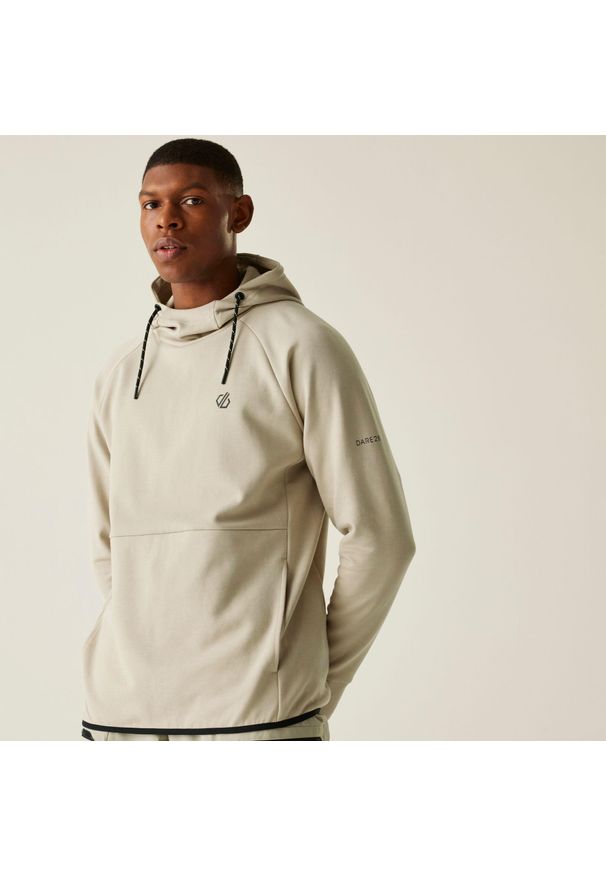 DARE 2B - Bluza męska z kapturem Ollie Dare 2b. Typ kołnierza: kaptur. Kolor: beżowy. Materiał: materiał. Sezon: zima. Sport: narciarstwo