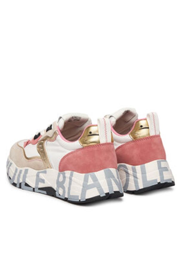 Voile Blanche Sneakersy 2017475-33 Beżowy. Kolor: beżowy. Materiał: skóra, zamsz