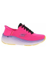 skechers - Buty do biegania damskie Skechers Max Cushioning Elite 2.0. Zapięcie: sznurówki. Kolor: różowy. Materiał: materiał, syntetyk, tkanina. Szerokość cholewki: normalna