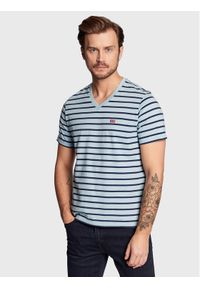 Levi's® T-Shirt Original Housemark 85641-0024 Błękitny Standard Fit. Kolor: niebieski. Materiał: bawełna