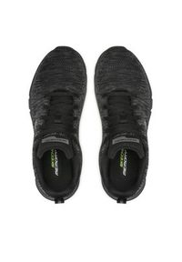 skechers - Skechers Sneakersy Front Runner 232298/BBK Czarny. Kolor: czarny. Materiał: materiał #4
