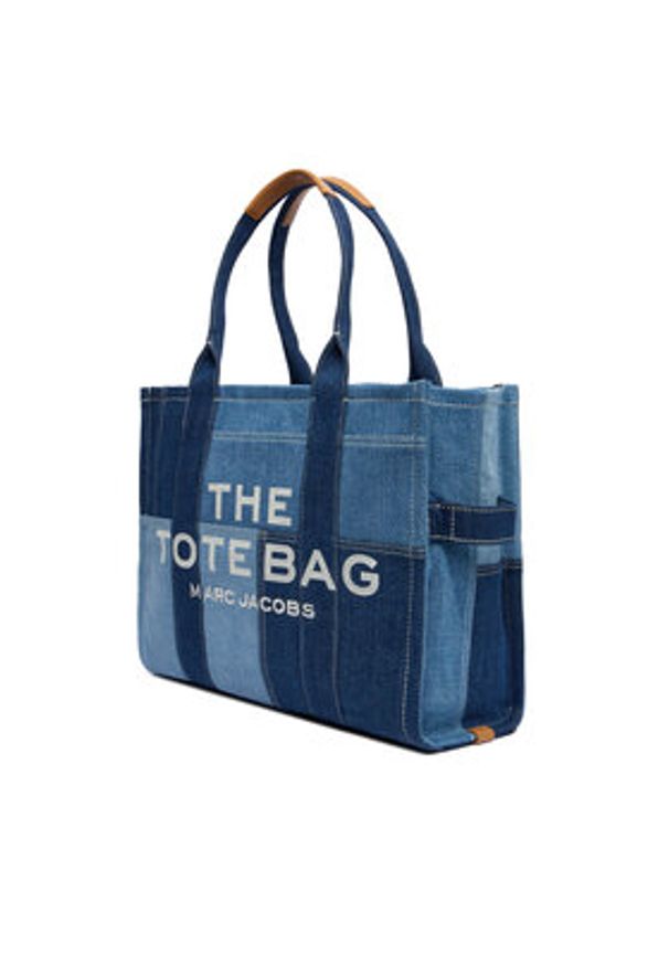 MARC JACOBS - Marc Jacobs Torebka The Denim Large Tote Bag H018M06FA21 Niebieski. Kolor: niebieski