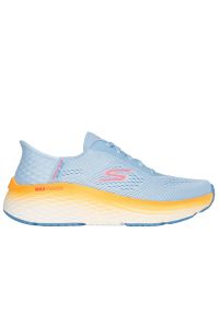 skechers - Buty damskie Skechers Max Cushioning Elite 2.0 - Solace 129626BLOR - niebieskie. Okazja: na spacer, na co dzień. Zapięcie: sznurówki. Kolor: niebieski. Materiał: guma, syntetyk, materiał. Szerokość cholewki: normalna. Wzór: aplikacja. Model: Skechers Sport. Sport: fitness, turystyka piesza #1