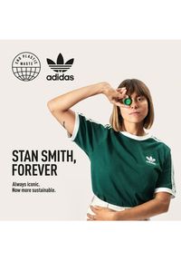 Adidas - adidas Buty Stan Smith W G58184 Biały. Kolor: biały. Materiał: skóra #7