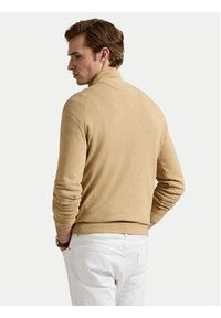 Polo Ralph Lauren Bluza 710812963063 Beżowy Regular Fit. Typ kołnierza: polo. Kolor: beżowy. Materiał: bawełna