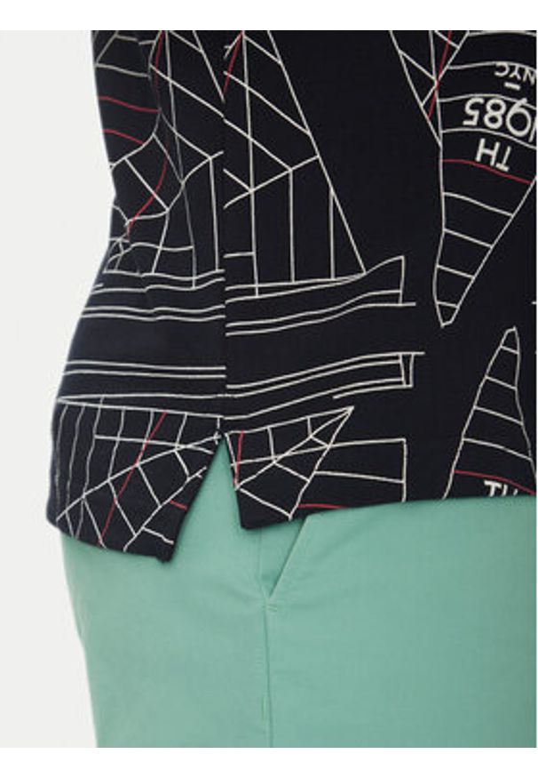 TOMMY HILFIGER - Tommy Hilfiger Polo Sailing MW0MW39309 Granatowy Regular Fit. Typ kołnierza: polo. Kolor: niebieski. Materiał: bawełna