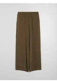 Sinsay - Spodnie palazzo - brązowy. Kolor: brązowy #1