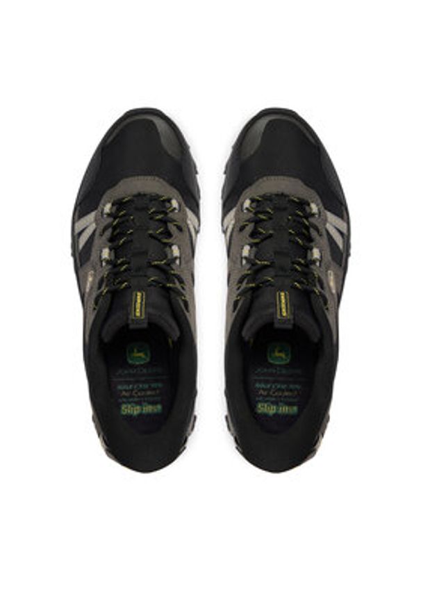 skechers - Skechers Trekkingi John Deere: Skechers Slip-Ins Equalizer 5.0 256009/BBK Czarny. Kolor: czarny. Materiał: skóra. Sport: turystyka piesza