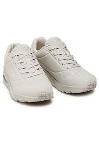 skechers - Skechers Sneakersy Uno Stand On Air 3690/OFWT Écru. Materiał: skóra #6