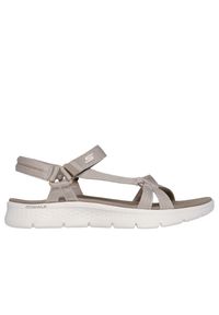 skechers - Sandały damskie Skechers Go Walk Flex-Sublime. Kolor: szary, beżowy, wielokolorowy. Sezon: lato #1