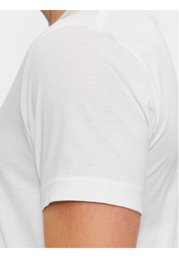 GANT - Gant T-Shirt Shield 2003185 Biały Slim Fit. Kolor: biały. Materiał: bawełna