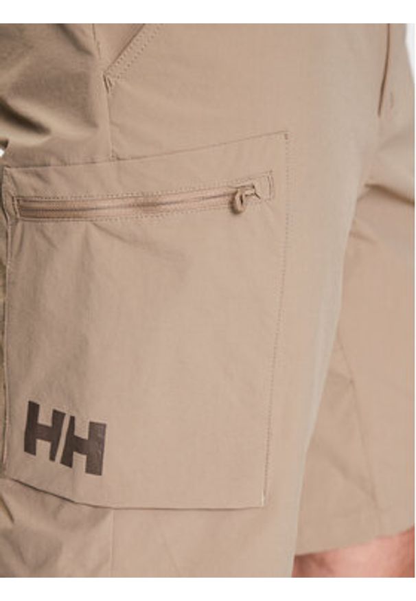 Helly Hansen Szorty sportowe Brono 63052 Beżowy Regular Fit. Kolor: beżowy. Materiał: syntetyk. Styl: sportowy