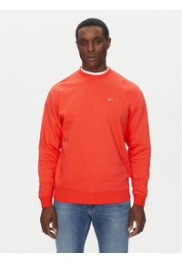 Tommy Jeans Bluza DM0DM20741 Pomarańczowy Regular Fit. Kolor: pomarańczowy. Materiał: bawełna #1